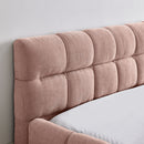 Modern Platform Bed Frame With Thick Fabric by Unique Piece Furniture
