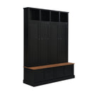 Hall Tree With Bench And Cabinet