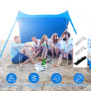 GBruno 9.8x9.8FT Foldable Beach Canopy Tent