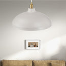 Astral - Single Light Pendant Lamp For Entrance Kitchen Island - Gold / White by HouseOfZazla