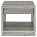 Nuberg - 1 Drawer Table - Gray