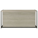 Brisley - Office Desk With Adjustable Keyboard Tray And 3 Drawer Storage - Beige / Gray by HouseOfZazla