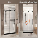 Frameless Shower Door, Smooth Sliding Tracks by HouseOfZazla