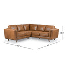 Erman - Corner Sofa - Tan by HouseOfZazla