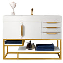 James Martin Columbia 48" Single Bathroom Vanity, Glossy White