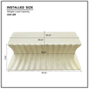 35.43 Inch Square Coffee Table