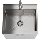 Murphy - Laundry Cabinet & Faucet And Stainless Steel Sink by Unique Piece Furniture