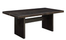 Jaramillo - 7 Pieces Dining Room Set - Gold / Rustic Espresso by HouseOfZazla