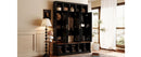 U-Can Farmhouse Entryway Storage Cabinet Coat Closet