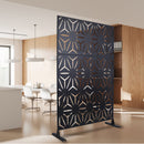 Outdoor & Indoor Metal Privacy Screen, Freestanding Decorative Panels by HouseOfZazla