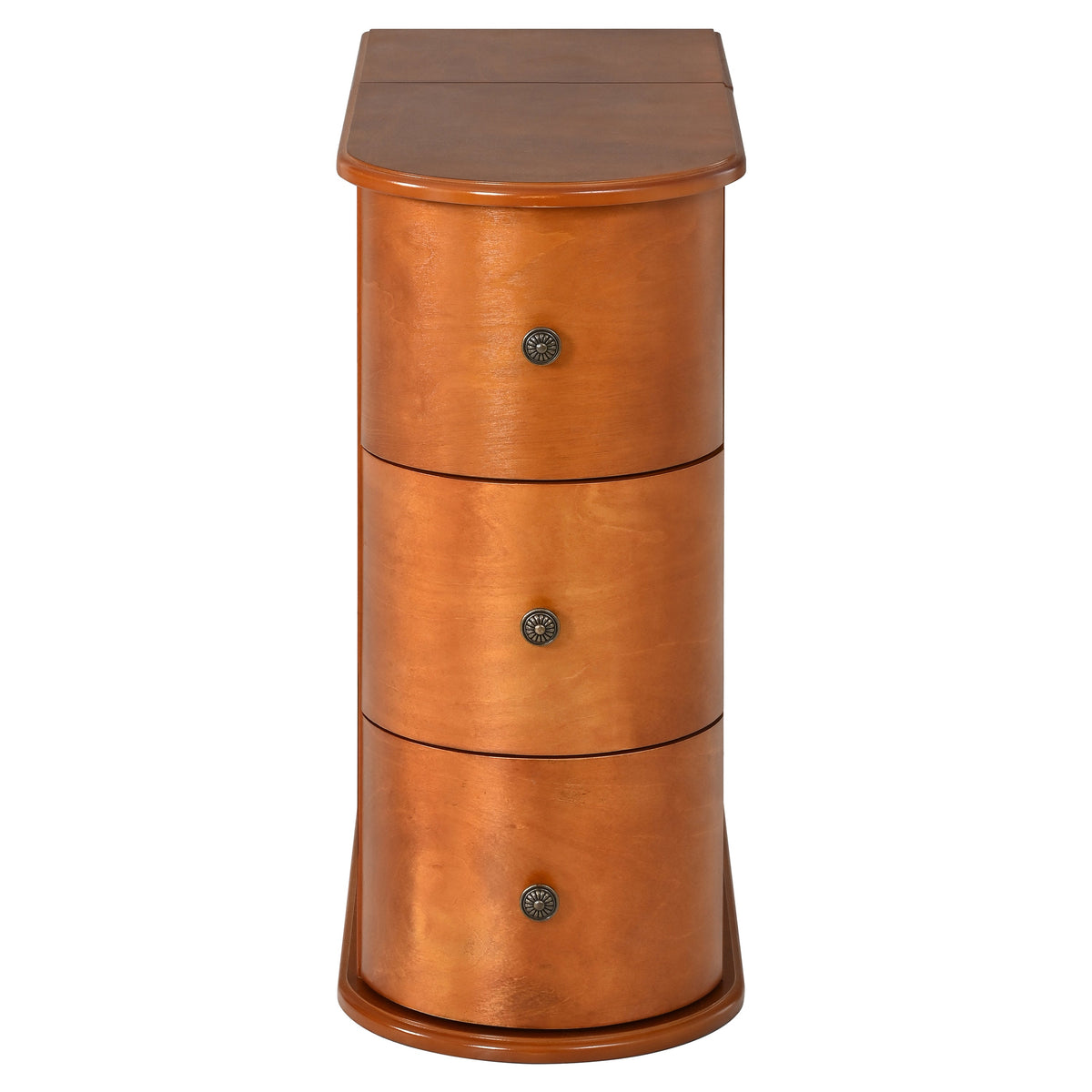 Modern End Table with Hidden Cup Holder Drawer, photo 6 of 10