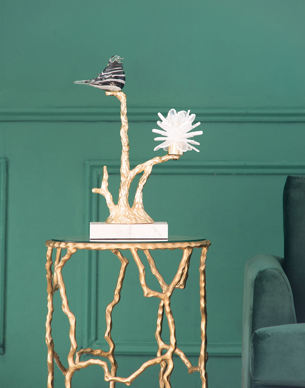 Aluminum Candle Holder With Marble Stand, photo 22 of 26