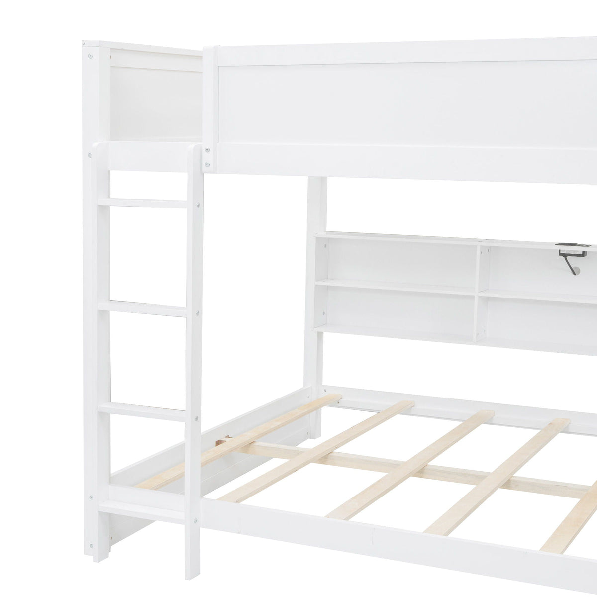 Bunk Bed With Storage Cabinets And USB Ports, photo 26 of 28