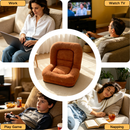 Egg Tart Lazy Sofa - Multi-Segment Folding