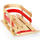 Outdoor Play Baby Kids Wooden Sled with Solid Wood Seat by LJGDeals