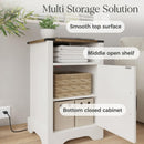 Farmhouse Nightstand With Charging Station & Storage by HouseOfZazla