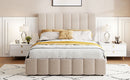 Elegant Upholstered Platform Bed With Hydraulic Storage System by HouseOfZazla