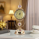 Vintage American Style Desktop Clock Home Ornament