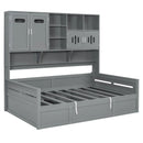 Daybed With All-In-One Cabinet And Shelf by Unique Piece Furniture