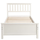 Platform Bed With Headboard, Footboard And Wood Slat Support by HouseOfZazla