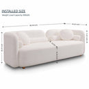 Luxury Modern Couch, 3 Seater Sofa For Living Room