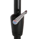 15x9ft Large Double-Sided Rectangular Outdoor Twin Patio Market Umbrella w/Crank-burgundy