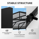 Heavy Duty Carport, All Weather Shelter - Black