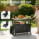 Outdoor Grill Cart with Patio Furniture