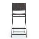 Outdoor Wicker Barstools Faux Rattan Patio Bar Stools - Set of 2 by HouseOfZazla