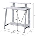 Nypho Antique White Writing Desk by HouseOfZazla