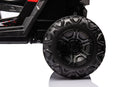 12V7A*2 30W*4 Four-Wheel Drive Seat One Button Start, Forward And Backward, High And Low Speed, Music, Front Light, Power Display, Two Doors Can Open, 2.4G R / C, Seat Belt Four Wheel Absorber by HouseOfZazla