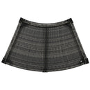 9-Piece Outdoor Patio Furniture Luxury Circular Outdoor Sofa Set Rattan Wicker Sectional Sofa Lounge Set with Tempered Glass Coffee Table, 6 Pillows, Grey