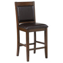 Dewey - Upholstered Counter Chair (Set of 2) - Walnut by HouseOfZazla