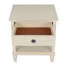 Victoria - Bedside Table With Drawer And Shelf by HouseOfZazla