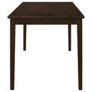 Arvin - 5 Piece Dining Set With Rectangular Table And Bench With Seats - Cappuccino