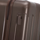 3 Piece ABS Spinner Wheel Luggage Set (Brown)