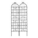 Metal Garden Rustproof Trellis For Climbing Plants Outdoor Flower Support