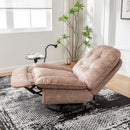 Modern Swivel Gliding Recliner Chair With Rocking Function And Phone Holder, Large Comfortable by HouseOfZazla