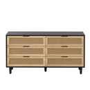 6 Drawer Storage Modern Cabinet For Bedroom by Unique Piece Furniture