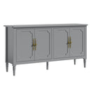 Mid Century Wood Buffet Sideboard for Living Room
