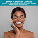 4 Pack Jawline Exerciser for Men Women Jaw Trainer Shaper Sagging Skin Double Chin Reducer with 3 Resistance Levels for Beginners Intermediate Expert