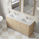 James Martin Gracyn 72" Double Bathroom Vanity, Coastal Driftwood