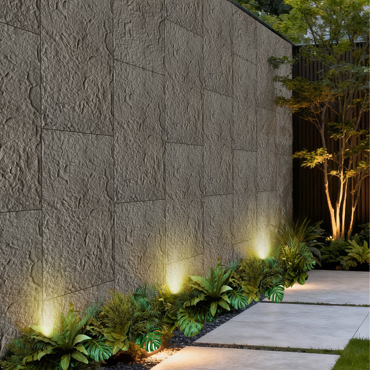 3D Faux Stone Wall Panels, 6 PCS PU Wainscoting Panel, photo 3 of 8