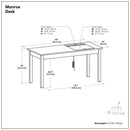 Monroe - Desk - Distressed Charcoal Brown by Unique Piece Furniture