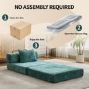Convertible Floor Sofa Bed With Fixed Shape Frame For Living Room by HouseOfZazla