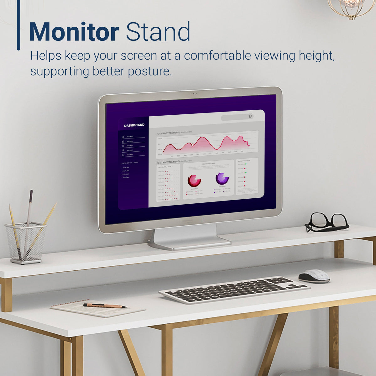 Techni Mobili Industrial Writing Desk, photo 5 of 10