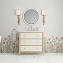 James Martin Celeste 36" Single Bathroom Vanity, Sunwashed Oak with Embossed Shagreen Drawer Fronts