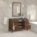 James Martin Myrrin 48" Single Bathroom Vanity, Mid-Century Walnut