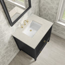 James Martin Myrrin 30" Single Bathroom Vanity, Carbon Oak