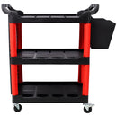 3 Tier Rolling Auto Detail Cart with Wheels